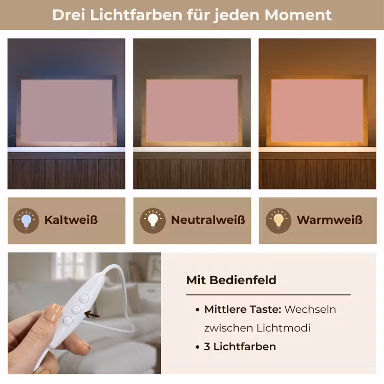 Dusty - Rose - Roze Light Box met kabel (Tafellamp) klein 924 -USP_lichtkleurDE