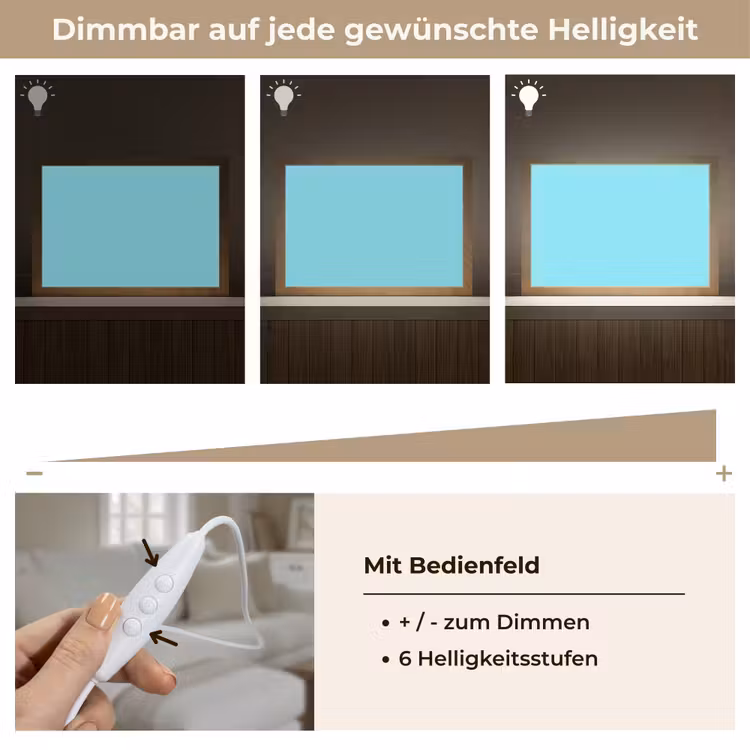 Electric - Cyan - Blauw Light Box met kabel (Tafellamp) klein 924 -USP_dimbaarDE