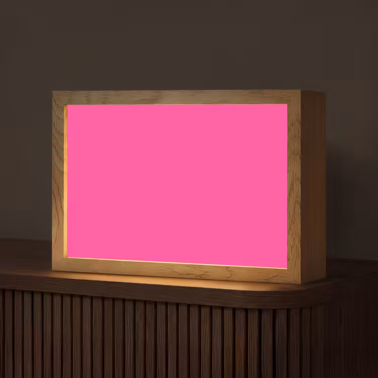 Electric - Magenta - Roze Light Box met kabel (Tafellamp) klein 924 -z3d_website