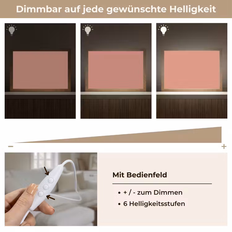 Earthy - Rose - Koraal Light Box met kabel (Tafellamp) klein 924 -USP_dimbaarDE