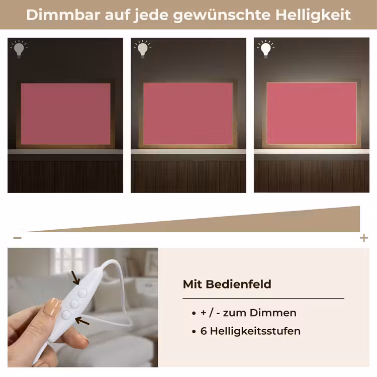 Bold - Berry - Rood Light Box met kabel (Tafellamp) klein 924 -USP_dimbaarDE