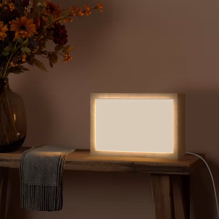 Baked - Biscuit - Nude Light Box met kabel (Tafellamp) klein 924 -sfeer4