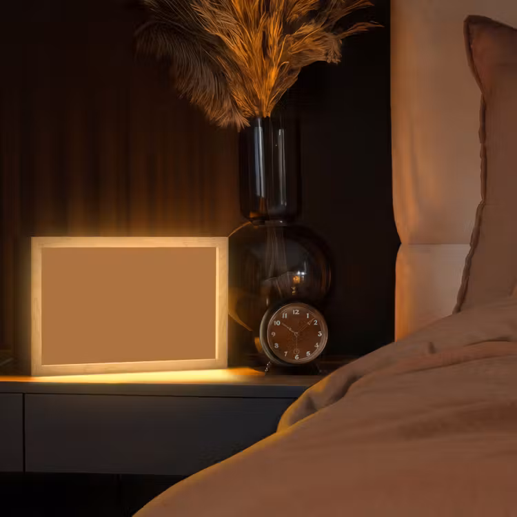 Spiced - Cinnamon - Bruin Light Box met kabel (Tafellamp) klein 924 -sfeer1