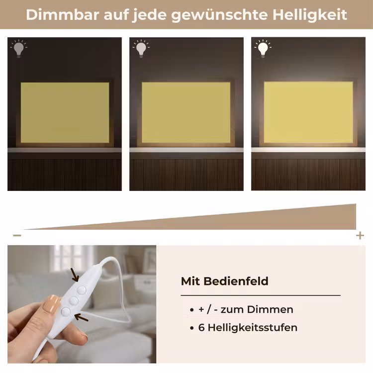 Golden - Ochre - Geel Light Box met kabel (Tafellamp) klein 924 -USP_dimbaarDE