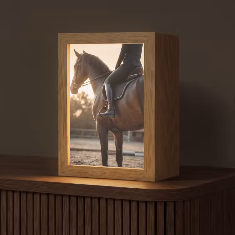 Harmonie - Ruiter - Zon Light Box met kabel (Tafellamp) klein -z3d_website