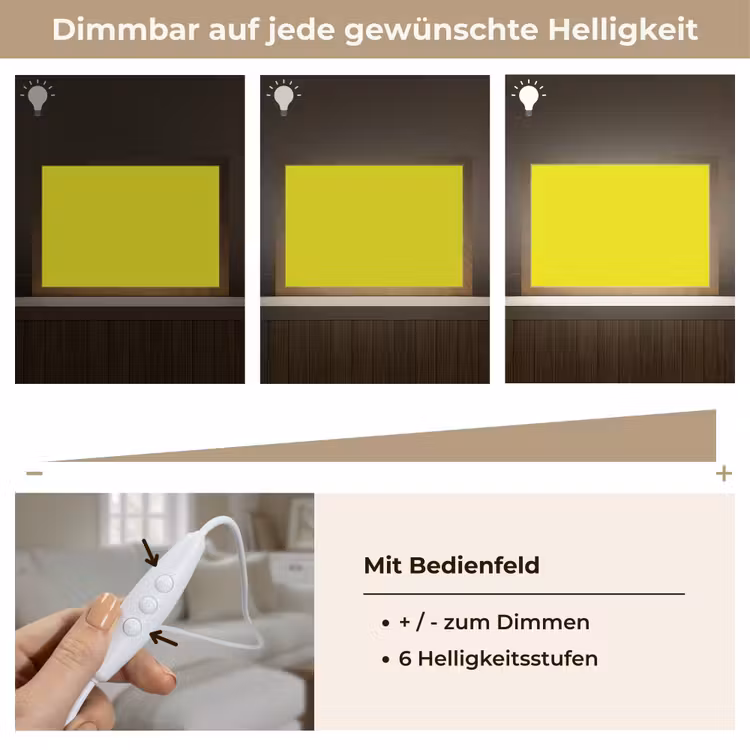 Bright - Canary - Geel Light Box met kabel (Tafellamp) klein 924 -USP_dimbaarDE