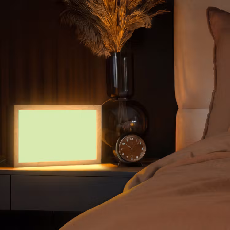 Light - Lime - Groen Light Box met kabel (Tafellamp) klein 924 -sfeer1