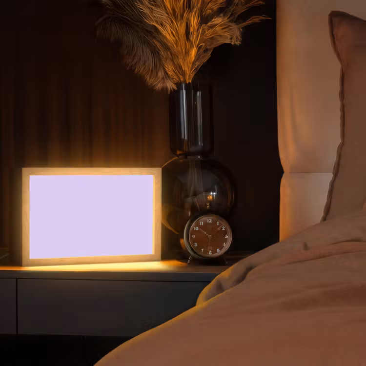 Light - Orchid - Paars Light Box met kabel (Tafellamp) klein 924 -sfeer1