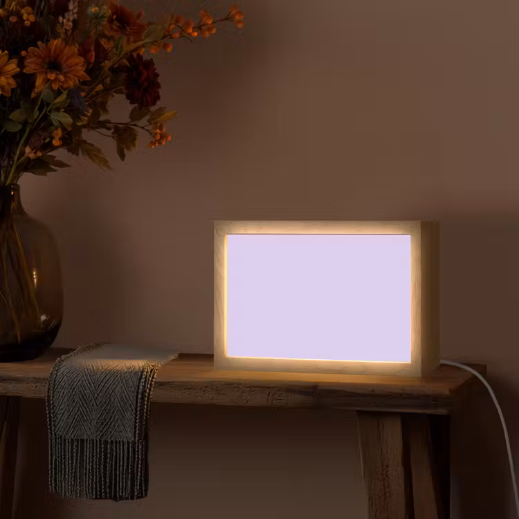 Light - Orchid - Paars Light Box met kabel (Tafellamp) klein 924 -sfeer4