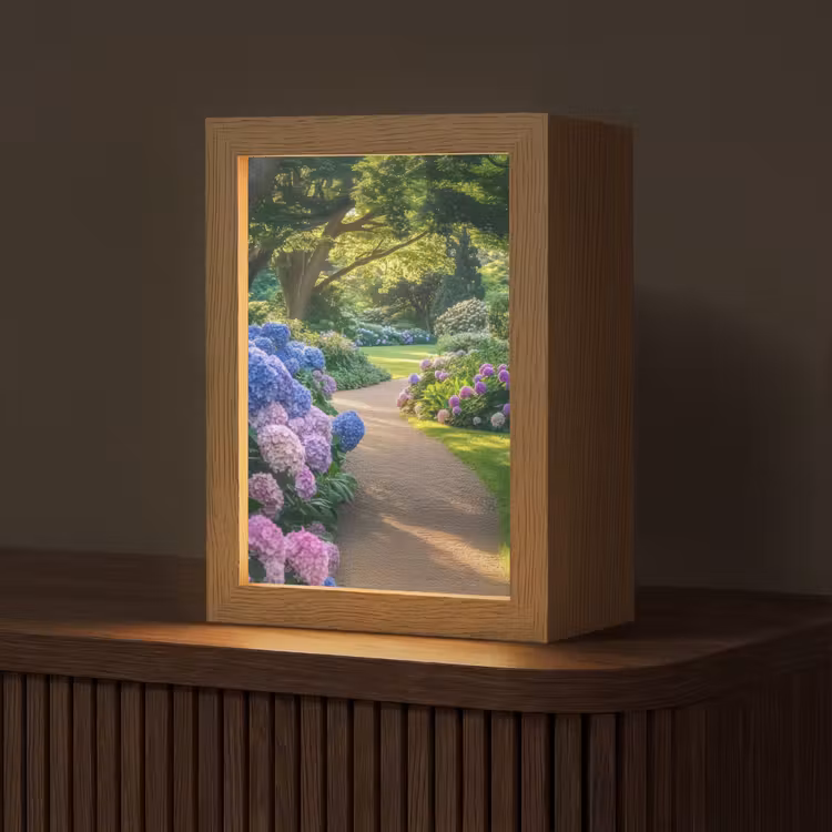 Hortensia- Park - Pad Light Box met kabel (Tafellamp) klein -z3d_website