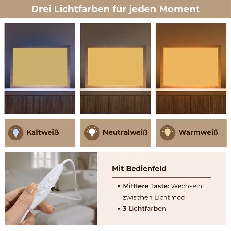 Joyful - Mustard - Geel Light Box met kabel (Tafellamp) klein 924 -USP_lichtkleurDE