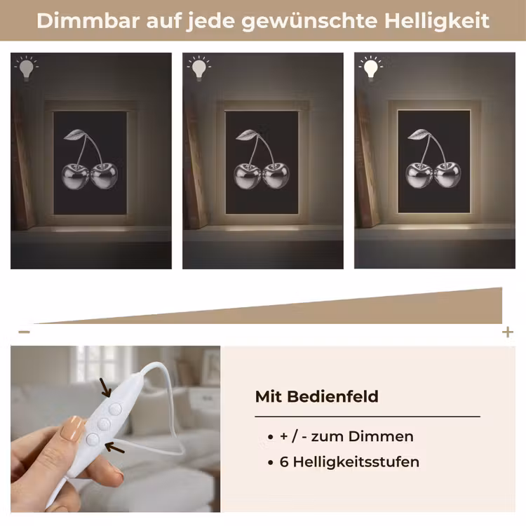 Kers - Luxueus - Metallic Light Box met kabel (Tafellamp) klein -USP_dimbaarDE