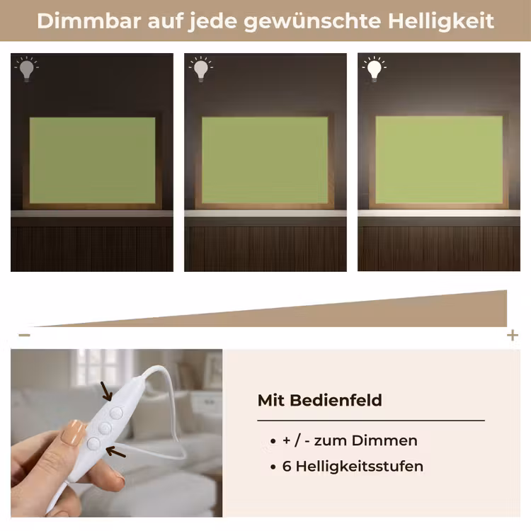 Lime - Glow - Groen Light Box met kabel (Tafellamp) klein 924 -USP_dimbaarDE