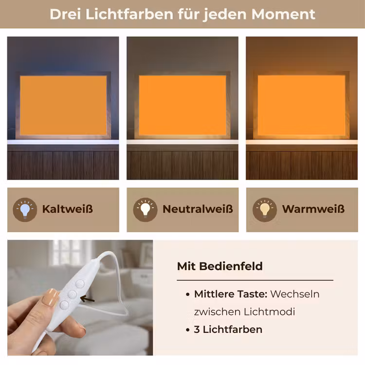 Marigold - Glow - Oranje Light Box met kabel (Tafellamp) klein 924 -USP_lichtkleurDE