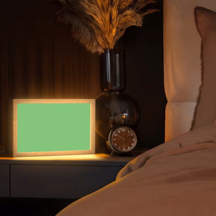 Meadow - Green - Groen Light Box met kabel (Tafellamp) klein 924 -sfeer1