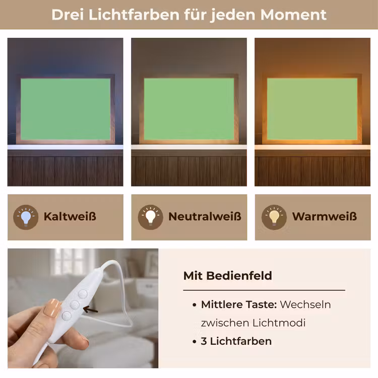 Meadow - Green - Groen Light Box met kabel (Tafellamp) klein 924 -USP_lichtkleurDE