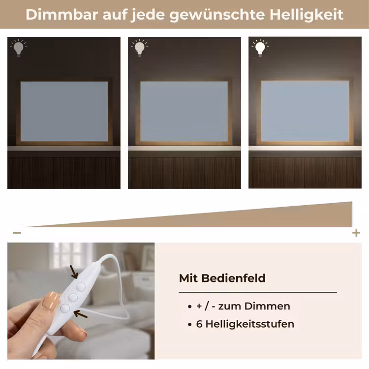 Mellow - Breeze - Blauw Light Box met kabel (Tafellamp) klein 924 -USP_dimbaarDE