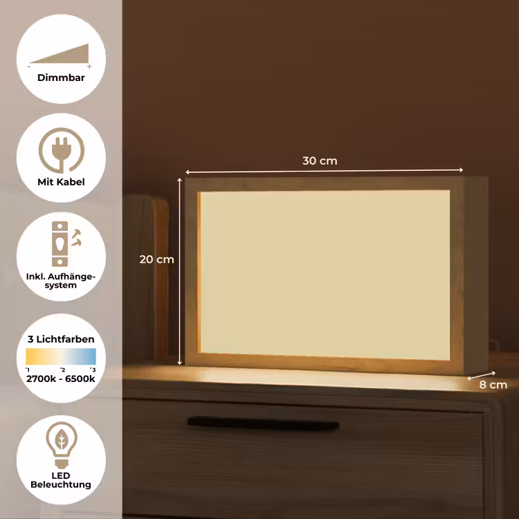 Mellow - Touch - Geel Light Box met kabel (Tafellamp) klein 924 -USP_DE