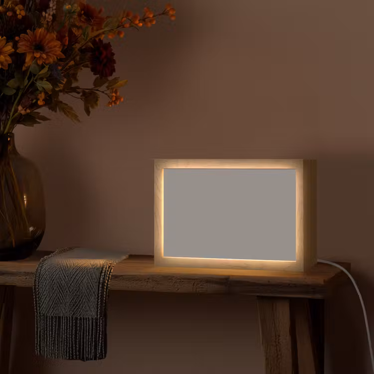 Mineral - Grey - Grijs Light Box met kabel (Tafellamp) klein 924 -sfeer4