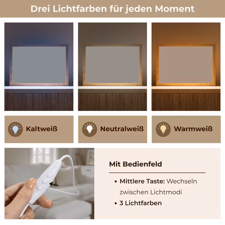 Mineral - Grey - Grijs Light Box met kabel (Tafellamp) klein 924 -USP_lichtkleurDE