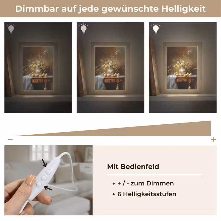 Paaseieren - Stilleven - Vaas Light Box met kabel (Tafellamp) klein -USP_dimbaarDE