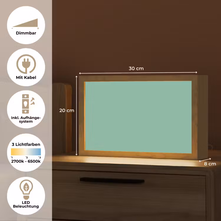 Ocean - Jade - Groen Light Box met kabel (Tafellamp) klein 924 -USP_DE