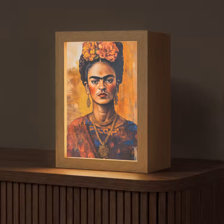 Portret - Sieraden - Schilderachtig Light Box met kabel (Tafellamp) klein -z3d_website