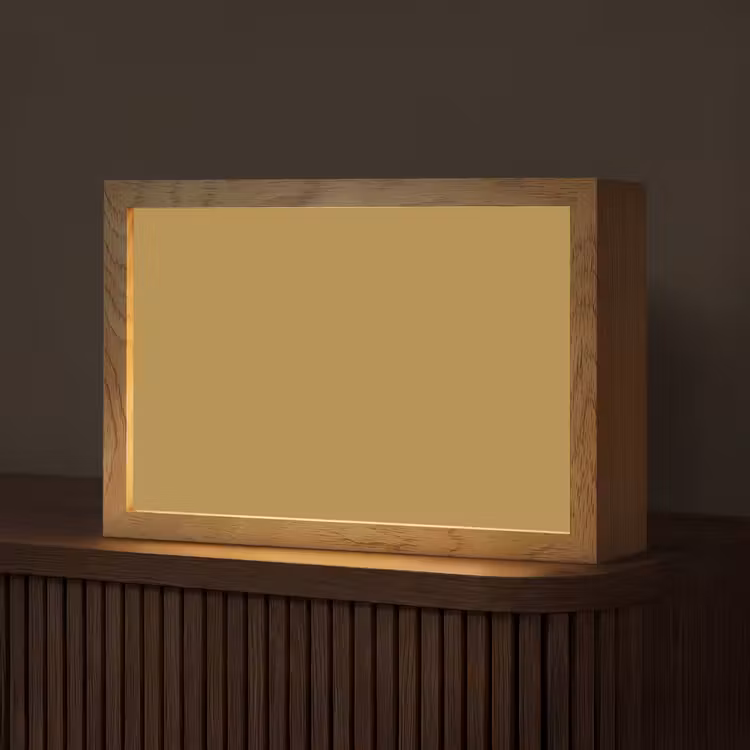 Rhythmic - Ochre - Geel Light Box met kabel (Tafellamp) klein 924 -z3d_website