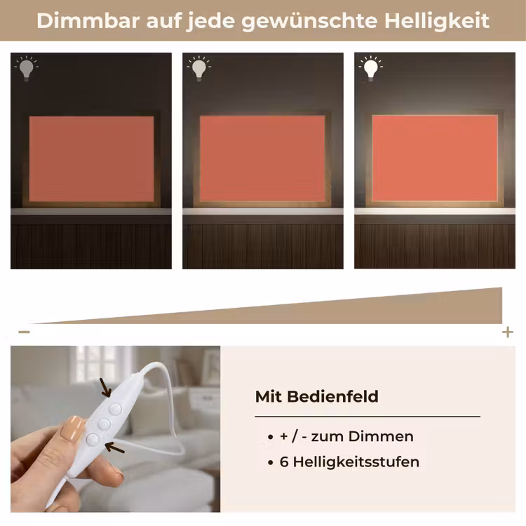 Rustic - Clay - Oranje Light Box met kabel (Tafellamp) klein 924 -USP_dimbaarDE
