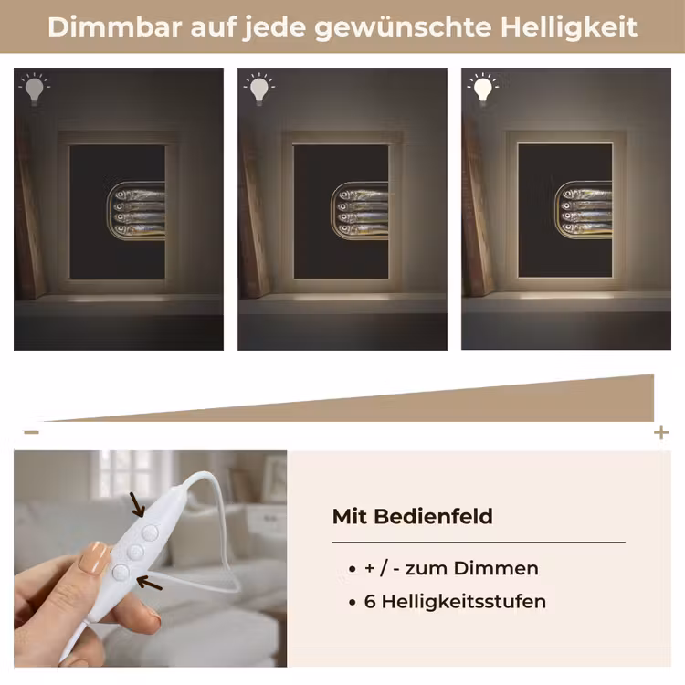 Sardines - Blik - Zwart - Vissen Light Box met kabel (Tafellamp) klein -USP_dimbaarDE