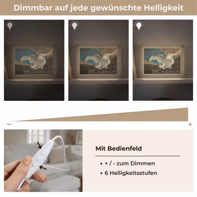 Zwaan - Oude meesters - Jan Asselijn Light Box met kabel (Tafellamp) klein -USP_dimbaarDE