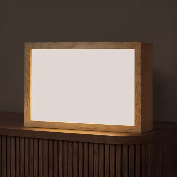 Silent - Sandstone - Grijs Light Box met kabel (Tafellamp) klein 924 -z3d_website