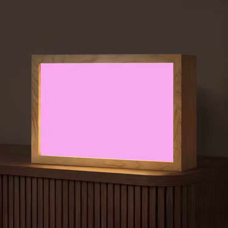 Soft - Lavender - Roze Light Box met kabel (Tafellamp) klein 924 -z3d_website