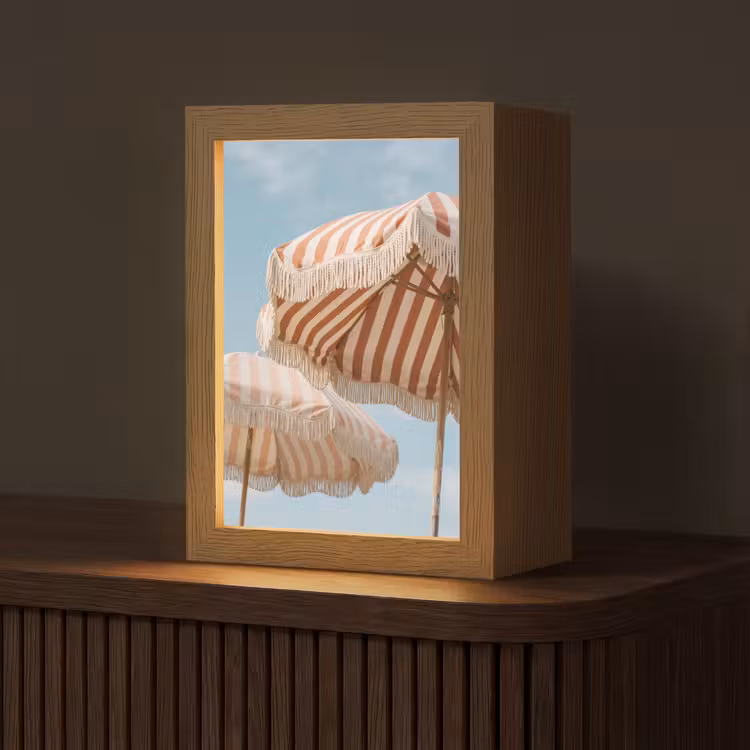 Parasol - Lucht - Rood Light Box met kabel (Tafellamp) klein -z3d_website
