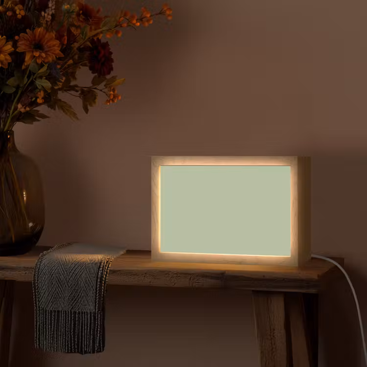 Spring - Sprint - Groen Light Box met kabel (Tafellamp) klein 924 -sfeer4