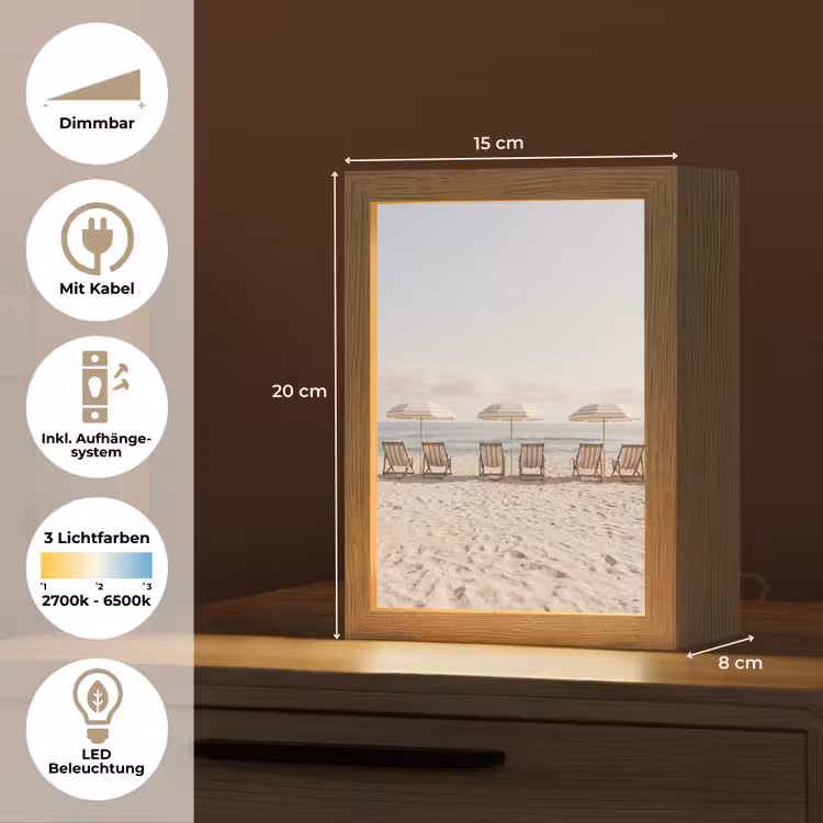 Strand - Stoelen - Parasol Light Box met kabel (Tafellamp) klein -USP_DE