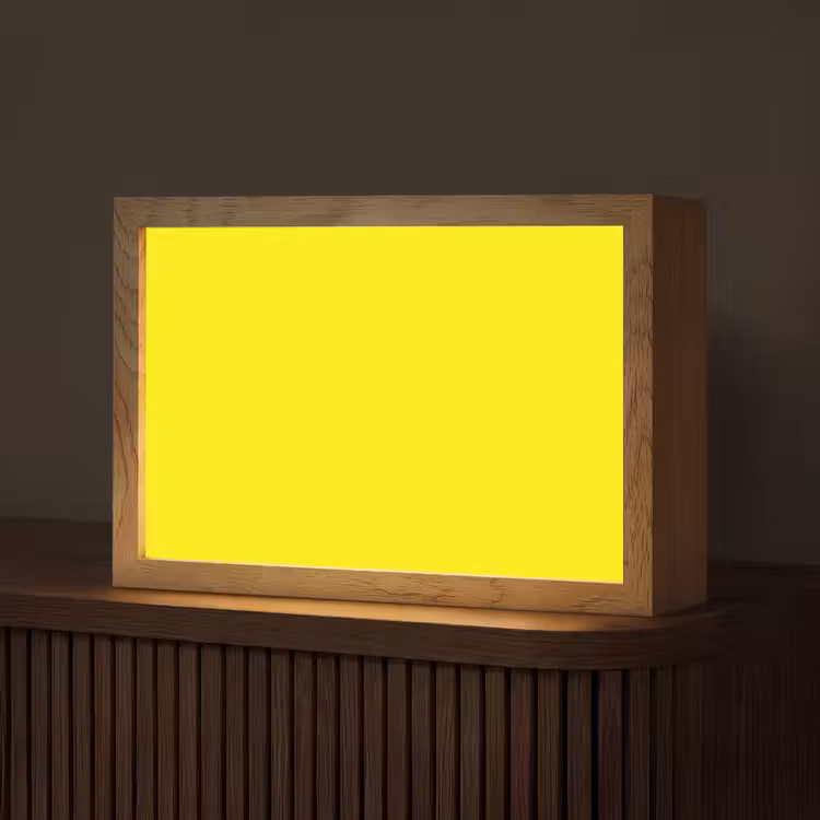Sunshine - Glow - Geel Light Box met kabel (Tafellamp) klein 924 -z3d_website