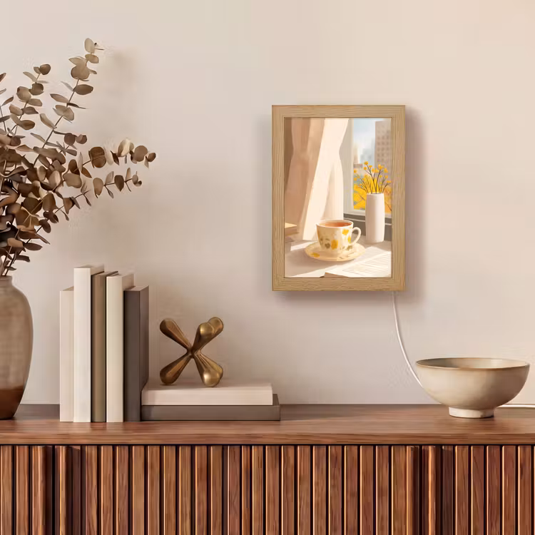 Thee - Boek - Thee - Herfst Light Box met kabel (Tafellamp) klein -sfeer2