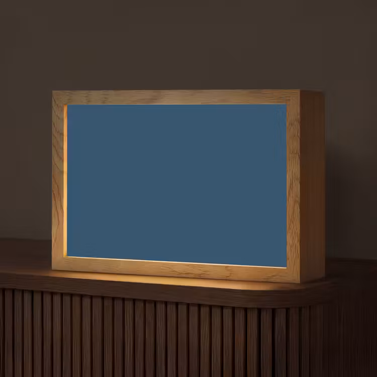 Deep - Ocean - Blauw Light Box met kabel (Tafellamp) klein 924 -z3d_website