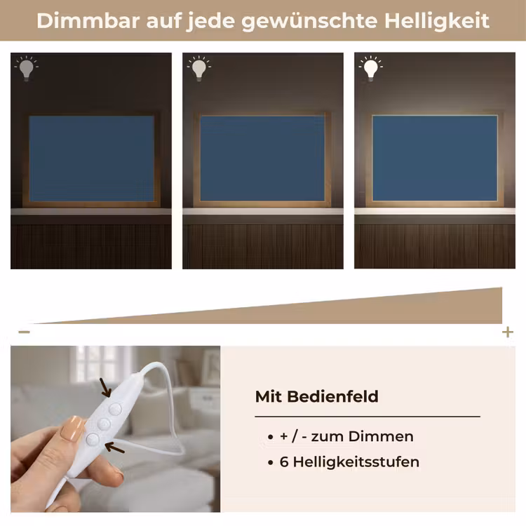 Deep - Ocean - Blauw Light Box met kabel (Tafellamp) klein 924 -USP_dimbaarDE