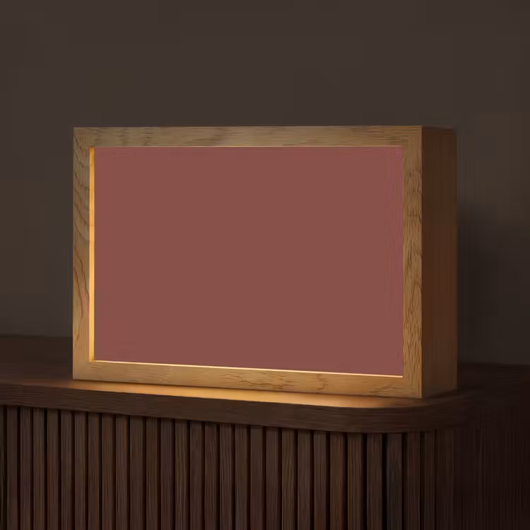 Valentine - Velvet - Rood Light Box met kabel (Tafellamp) klein 924 -z3d_website