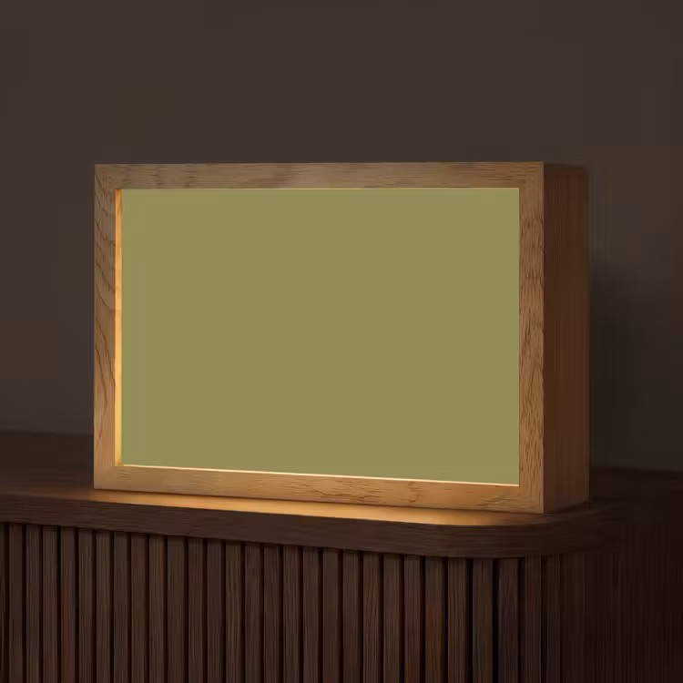 Juniper - Groen - Organisch Light Box met kabel (Tafellamp) klein 924 -z3d_website