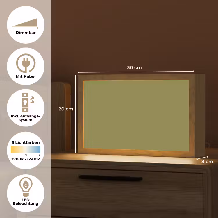 Juniper - Groen - Organisch Light Box met kabel (Tafellamp) klein 924 -USP_DE