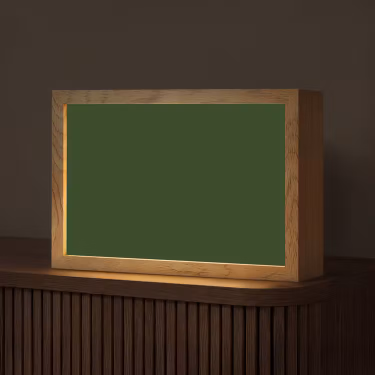 Forest - Green - Groen Light Box met kabel (Tafellamp) klein 924 -z3d_website