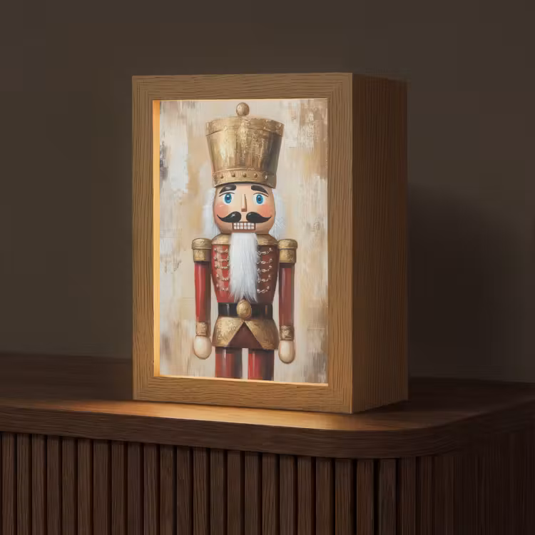 Kerst - Poppetje - Abstract Light Box met kabel (Tafellamp) klein -z3d_website