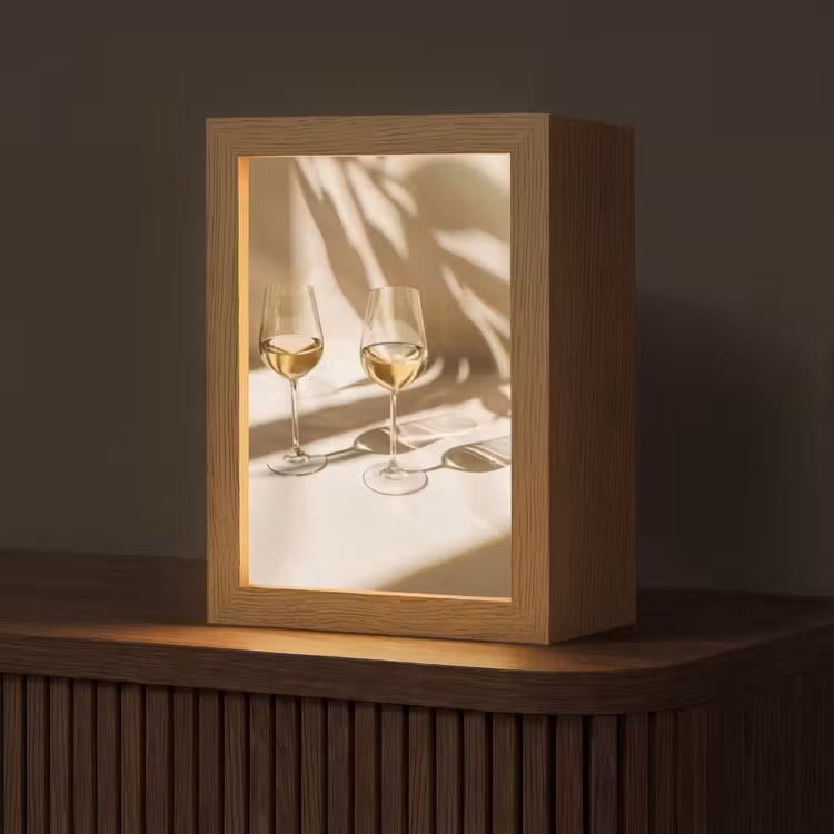 Wijn - Wijnglazen - Wit Light Box met kabel (Tafellamp) klein -z3d_website
