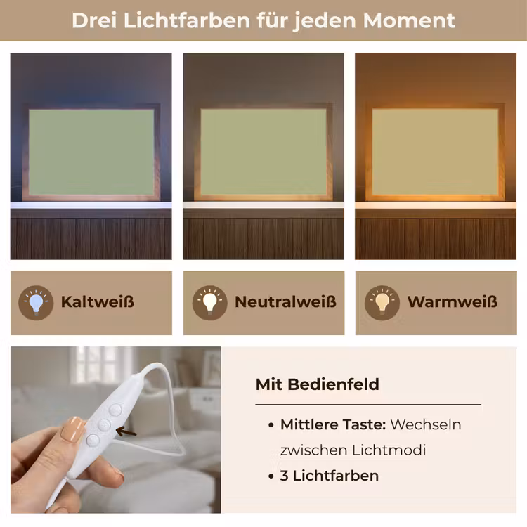 Whispering - Sage - Groen Light Box met kabel (Tafellamp) klein 924 -USP_lichtkleurDE