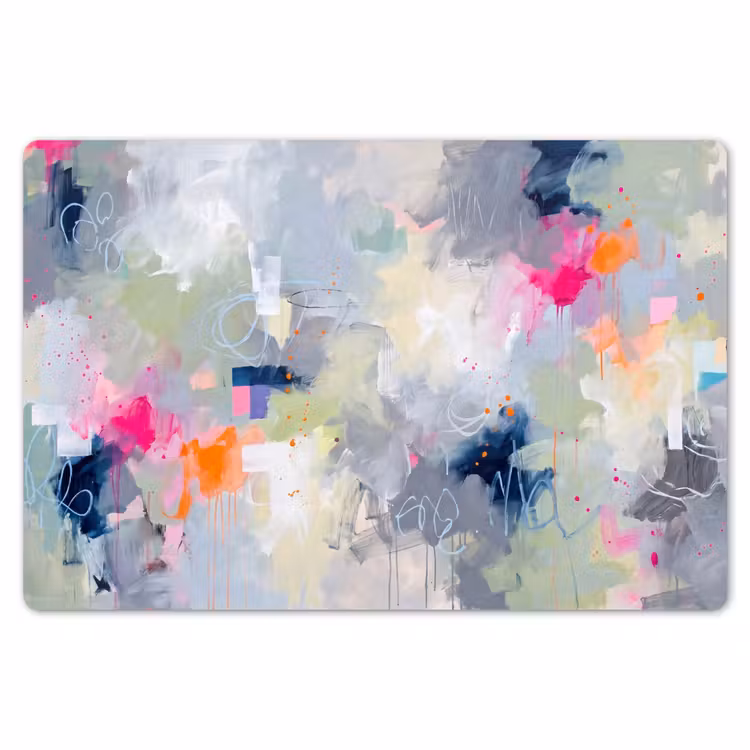 Abstract - Kleurrijk - Modern - Kunst Placemat vinyl groot -zzsfeer1_Kitchenyeah-website