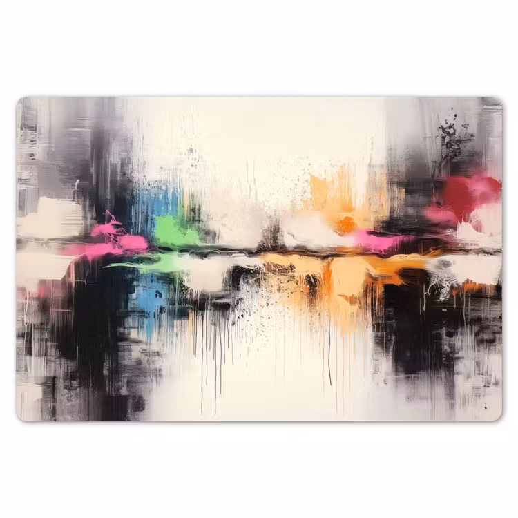 Abstract - Kleurexplosie - Landschap Placemat vinyl groot -zzsfeer1_Kitchenyeah-website