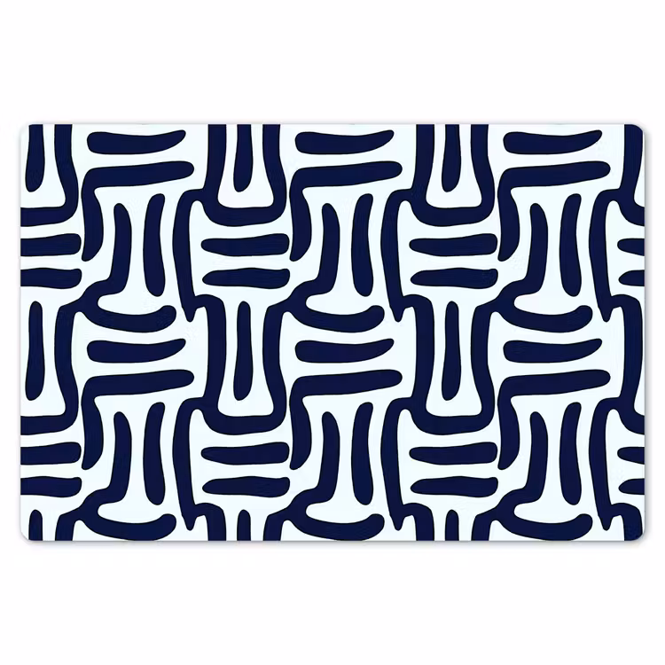 Abstract - Modern - Blauw Placemat vinyl groot 368 -zzsfeer1_Kitchenyeah-website